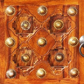 Meuble TV avec 1 tiroir 2 Portes | Style Vintage | Rangement matériel télé Audio Video Gaming | 120x30x40cm Marron