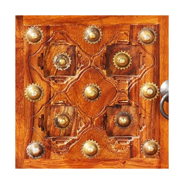 Meuble TV avec 1 tiroir 2 Portes | Style Vintage | Rangement matériel télé Audio Video Gaming | 120x30x40cm Marron