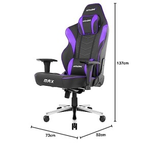 AKRacing Masters Series Max Fauteuil de Gaming, Métal, Noir, Violet, Taille Unique