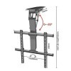 Support TV Plafond Réglable - Support TV Au Plafond Motorisé, Rabattable 0-85°, Élévateur TV Rabattable Caché, Élévateur TV É