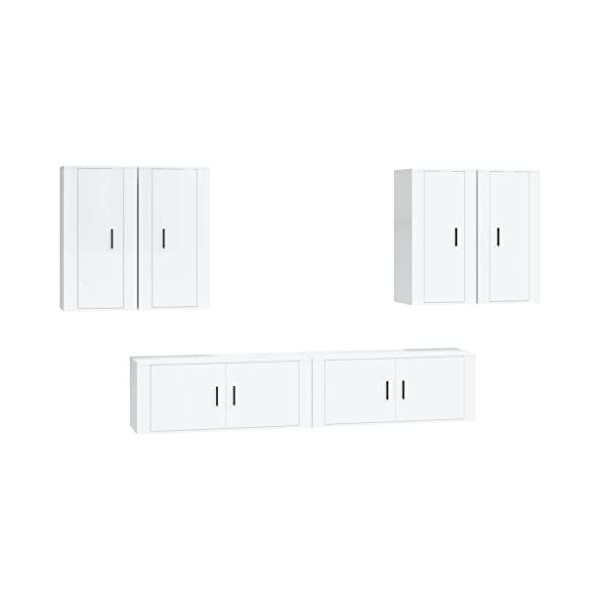 VEEKI Meuble TV, Meuble TV Suspendu, Meuble TV Industriel, Meuble TV Bois, Meuble Chambre, Convient pour Salon ou Chambre, En