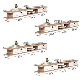 StrOux Meuble TV Flottant Meuble TV Meuble TV Unités Murales pour Salon Meuble TV Flottant Console TV en Bois pour Salon Meub