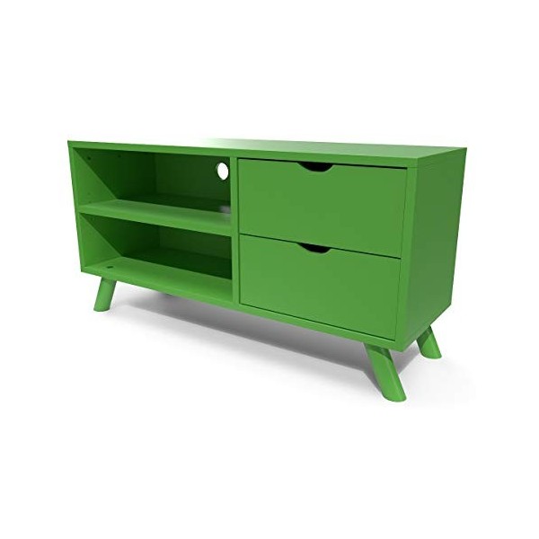 ABC MEUBLES - Meuble TV Scandinave Bois Viking - VIKINGTV - Brut