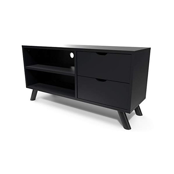 ABC MEUBLES - Meuble TV Scandinave Bois Viking - VIKINGTV - Brut