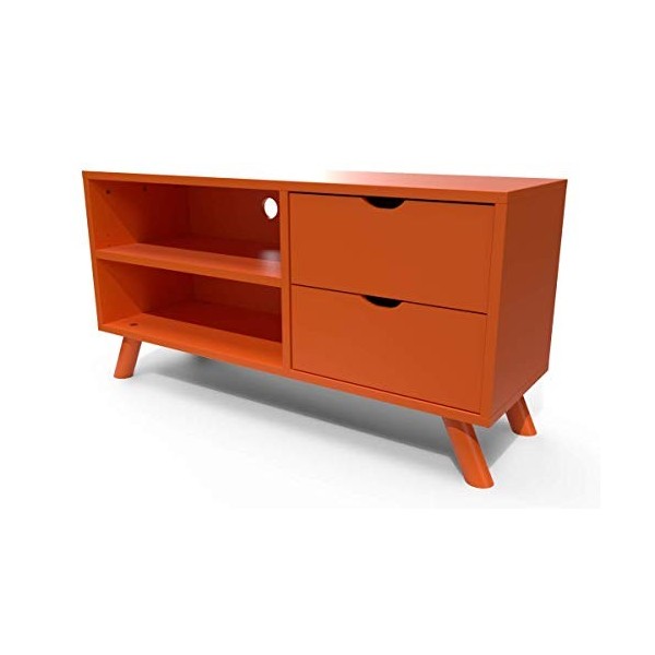 ABC MEUBLES - Meuble TV Scandinave Bois Viking - VIKINGTV - Brut