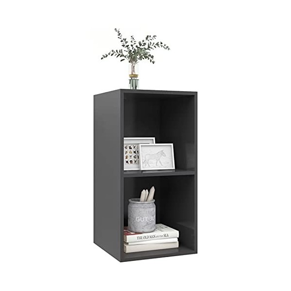 Susany Meuble TV Mural,unité Murale,Meuble TV Suspendu,HiFi est équipée de 4 Compartiments,pour Salon, Bureau, Divertissement