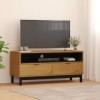 DIGBYS Meuble TV FLAM 110x40x50 cm pin massif