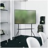 Pedestal Moon PRO Support TV roulant pour écran de 40 à 75 pouces | Support TV mobile avec roulettes pour salle de conférence