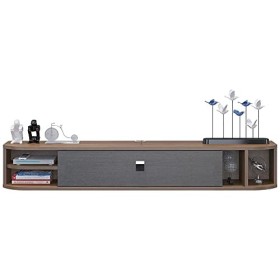 StrOux Meuble TV Flottant Meuble TV Mural, étagère Flottante Meuble TV Mural, Meuble TV étagère de Rangement multimédia pour 