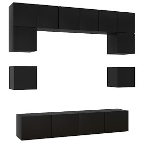 VEEKI Meuble TV, Meuble TV Suspendu, Meuble, Meuble TV avec Rangement，Meuble Industriel, Convient pour Salon ou Chambre, Ense