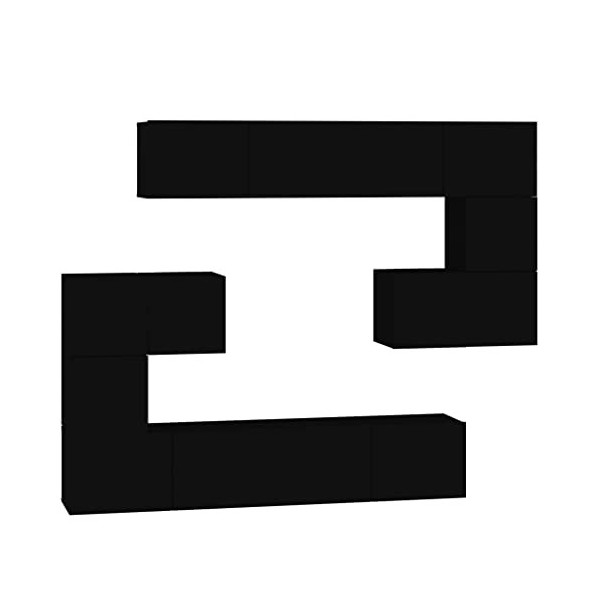 VEEKI Meuble TV, Meuble TV Suspendu, Meuble TV Industriel, Meuble TV Bois, Meuble Chambre, Convient pour Salon ou Chambre, Mu