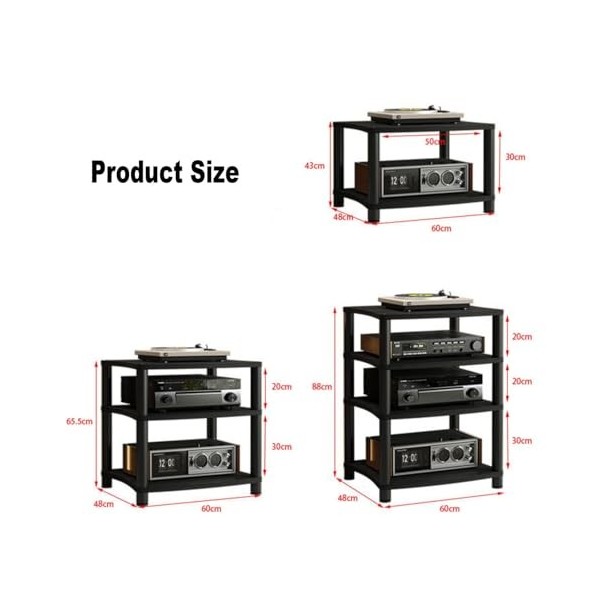 Support Multimédia À 2/3/4 Niveaux For Composants Audio/vidéo, Centre De Divertissement For Cinéma Maison, Support For Lecteu