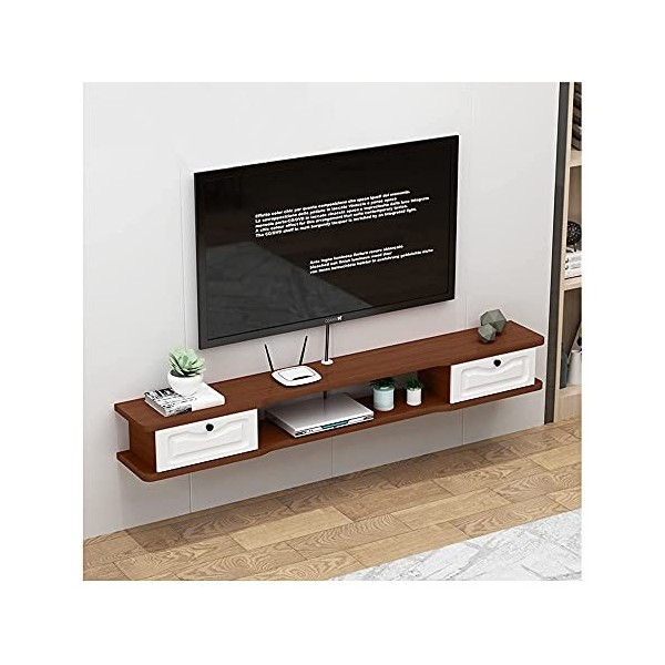 Meuble TV Flottant Meuble TV Meuble TV Unités murales pour Salon Meuble TV Meuble Mural Console TV avec Gestion des câbles po