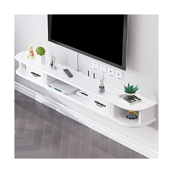 WANGPP Meuble TV Flottant/Suspendu,Meuble TV Mural,Meuble TV Flottant en Bois,Unité De Divertissement Économiser De lespace,
