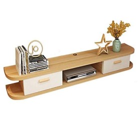 Meuble TV, Meubles Console TV Flottante Console Média Murale pour La Maison Organisateur Parfait pour Votre Espace de Diverti
