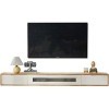StrOux Meuble TV Flottant Meuble TV Mural Console multimédia Murale, Meuble TV Flottant avec 2 tiroirs, étagère de Rangement 