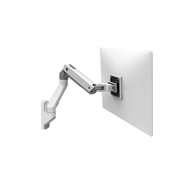 Ergotron HX Dual Monitor Wall Mount Arm - Kit de Montage poignée, Bras articulé, Support Mural, 2 pivots, matériel de Fixati