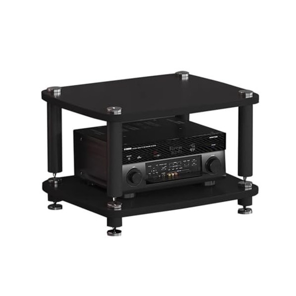 Support TV HiFi Rack AV Shelf 1/2/3/4 Niveaux Support Damplificateur De Support De Haut-parleur Support Damplificateur De B