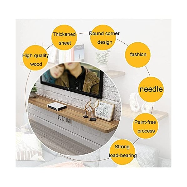 StrOux Meuble TV Flottant Meuble TV Meuble TV Unités Murales pour Salon Meuble TV Flottant Console TV en Bois pour Salon Meub