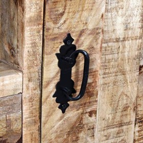 xingshuoonline Meuble pour la TV en Bois de Manche Raquettes 120&nbsp;x 30&nbsp;x 50&nbsp;cm Meuble TV avec 4&nbsp;Roues de Fer