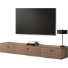 Meuble TV Mural 55,1" Étagère Flottante pour Composants de Meuble TV, Meuble TV Mural 55,1" avec 2 tiroirs, étagère de Rangem