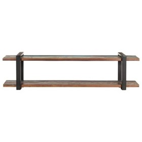 Meuble TV 160 x 40 x 40 cm en bois recyclé massif