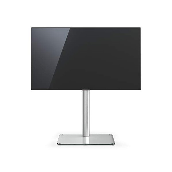 SPECTRAL Just-Racks Meuble TV en Verre et Aluminium 50 x 61 x 69,8 cm