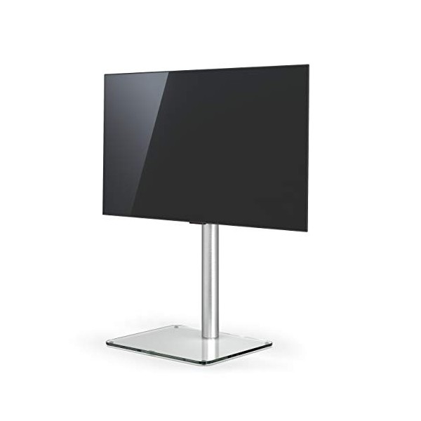 SPECTRAL Just-Racks Meuble TV en Verre et Aluminium 50 x 61 x 69,8 cm