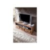Meuble TV - Bois Massif de Palissandre huilé - Style Colonial/Ethnique - Leeds 43