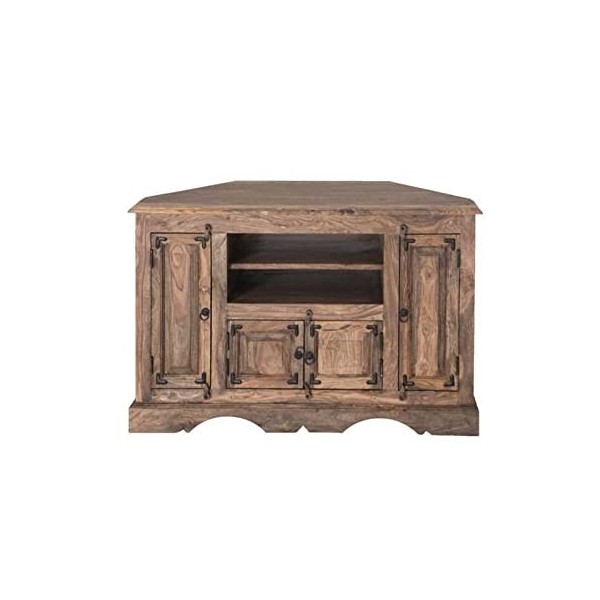 Meuble dangle - Bois Massif de Palissandre huilé - Style Colonial/Ethnique - Leeds 10