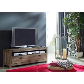 Meuble TV - Bois Massif de Palissandre huilé - Nature Grey 153