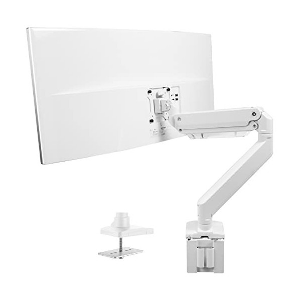 VIVO STAND-V101G1W Bras de moniteur robuste en aluminium de qualité supérieure pour écrans ultra-larges jusquà 49" et 15 kg,