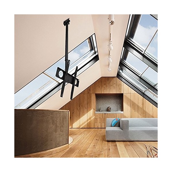 Maclean MC-631 TV Support Plafond pour TV Plasma LCD Taille 32-55" 50kg Max VESA 400x400