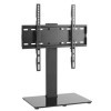 Metronic 451070 Support TV Pied Pivotant Support Table TV et Moniteur dOrdinateur de 32-55 Pouces Écran LED/LCD Rotatif Haut