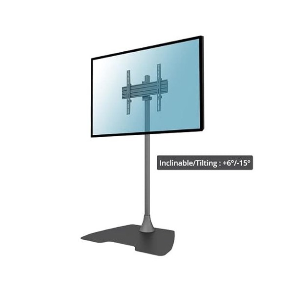 KIMEX - Support TV - Installation Sol - pour écran 32" - 75" - Hauteur 180cm - Fonction inclinable - Vesa 600x400 Max - 032-2