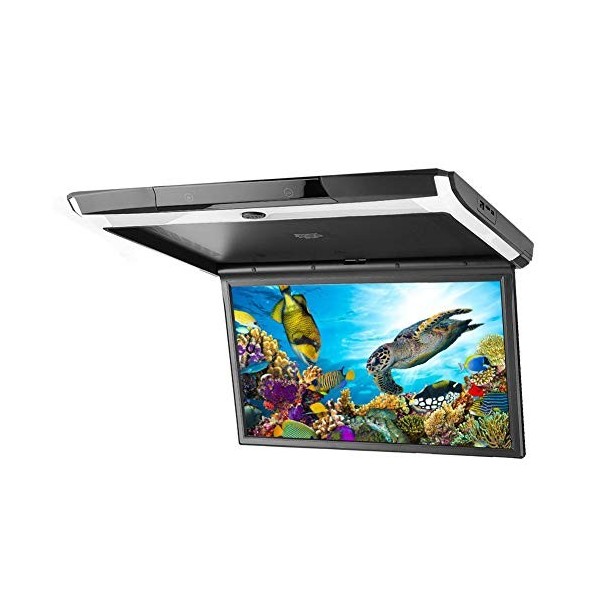 Moniteur de plafond de voiture WIFI HDMI, moniteur rabattable, SD pour 8.1