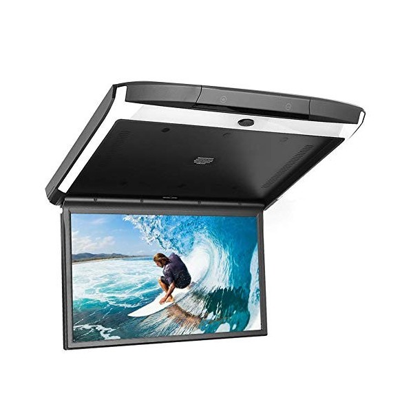 Moniteur de plafond de voiture WIFI HDMI, moniteur rabattable, SD pour 8.1