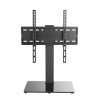Metronic 451070 Support TV Pied Pivotant Support Table TV et Moniteur dOrdinateur de 32-55 Pouces Écran LED/LCD Rotatif Haut