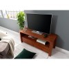 MASSIVMOEBEL24.DE Meuble TV - Bois Massif dacacia huilé Miel - Bueno 3002