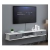 StrOux Meuble TV Flottant Meuble Meuble TV Meuble TV Mural pour Salon Meuble TV Flottant Meuble Meuble TV Fixé au Mur pour Ce