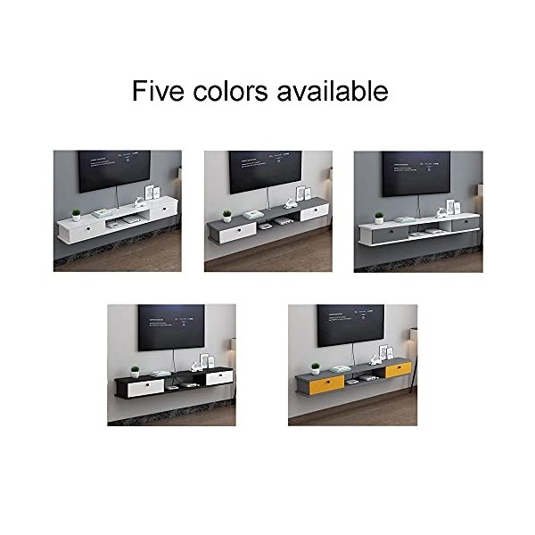 StrOux Meuble TV Flottant Meuble Meuble TV Meuble TV Mural pour Salon Meuble TV Flottant Meuble Meuble TV Fixé au Mur pour Ce