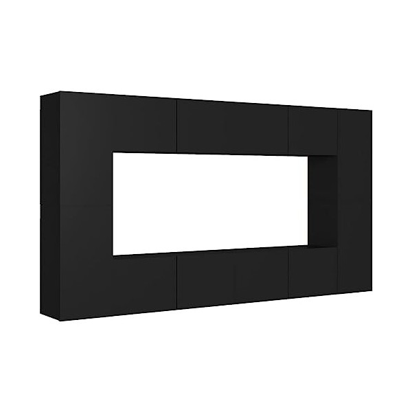 VEEKI Meuble TV, Meuble TV Suspendu, Meuble, Meuble TV avec Rangement，Meuble Industriel, Convient pour Salon ou Chambre, Ense