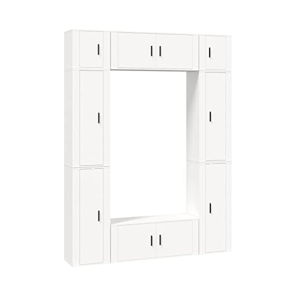 VEEKI Meuble TV, Meuble TV Suspendu, Meuble TV Industriel, Meuble TV Bois, Meuble Chambre, Convient pour Salon ou Chambre, En