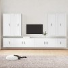 VEEKI Meuble TV, Meuble TV Suspendu, Meuble TV Industriel, Meuble TV Bois, Meuble Chambre, Convient pour Salon ou Chambre, En