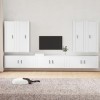 VEEKI Meuble TV, Meuble TV Suspendu, Meuble TV Industriel, Meuble TV Bois, Meuble Chambre, Convient pour Salon ou Chambre, En