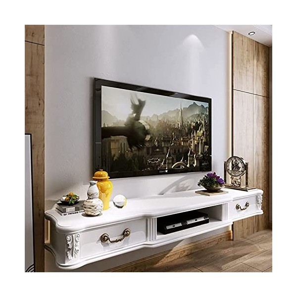 URBERY Meubles TV Meuble TV Moderne avec étagères de Rangement Meubles créatifs Meuble TV Meuble de Rangement pour Salon