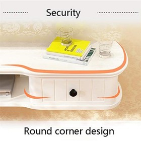 Meuble TV, Lowboard TV, étagères flottantes, étagère flottante pour composants de meuble TV, console multimédia TV murale de 