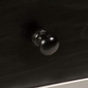 ROMELAREU Meuble TV Bois de manguier Massif et Acier 120 x 30 x 45 cm Meubles Meubles Audio/vidéo et pour Home cinéma