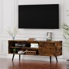 Shintenchi, Meuble rétro avec Rangement pour TV jusquà 55", Marron Rustique