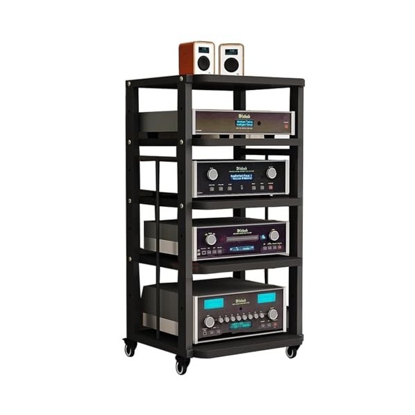 YCOVSFP Support Audio Amovible À 5 Niveaux, Support Dangle, Tour De Support Audio Stéréo, Parfait For Lecteur DVD For La Mai